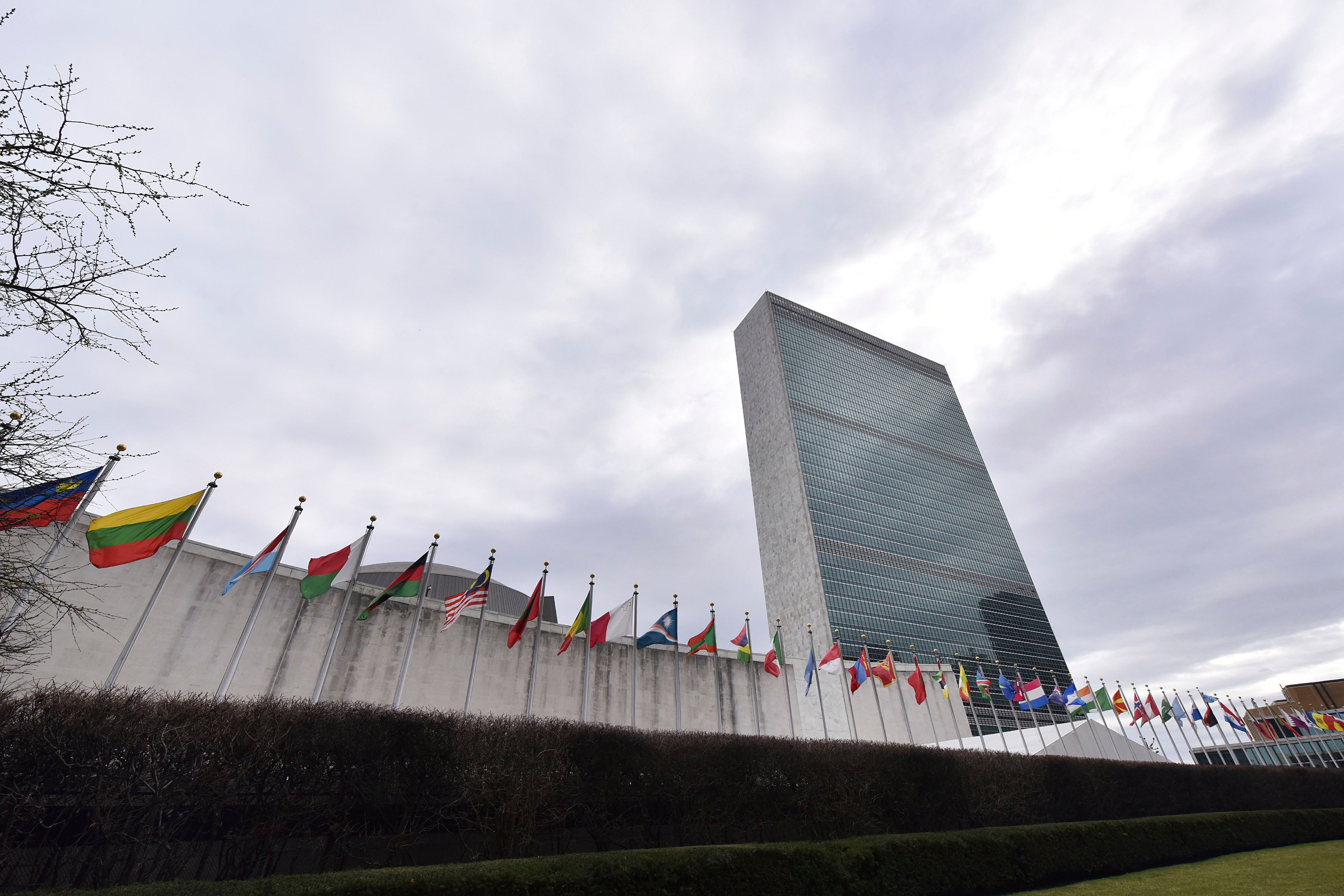 Le siège de l'ONU à New York, photographié le 28 septembre 2019. (AP Photo/Jeenah Moon)