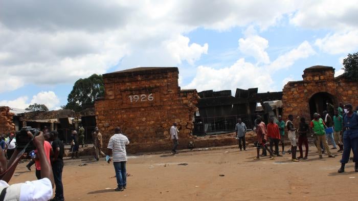 A fire broke out in a severely overcrowded prison in Gitega, Burundi’s political capital, early on December 7, 2021. 