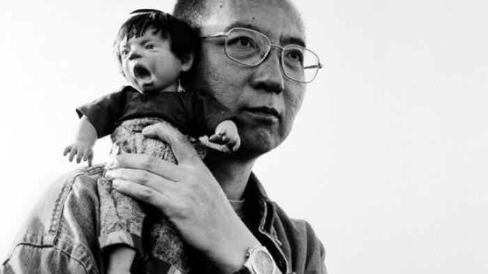 The Nobel Prize–winning writer Liu Xiaobo before his arrest, photographed by his wife, Liu Xia, in 2008.