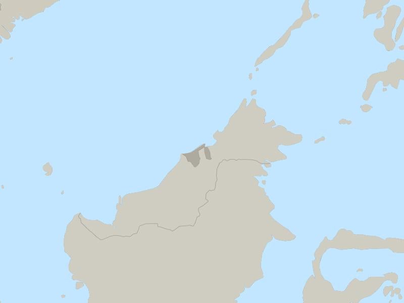 Brunei country page map