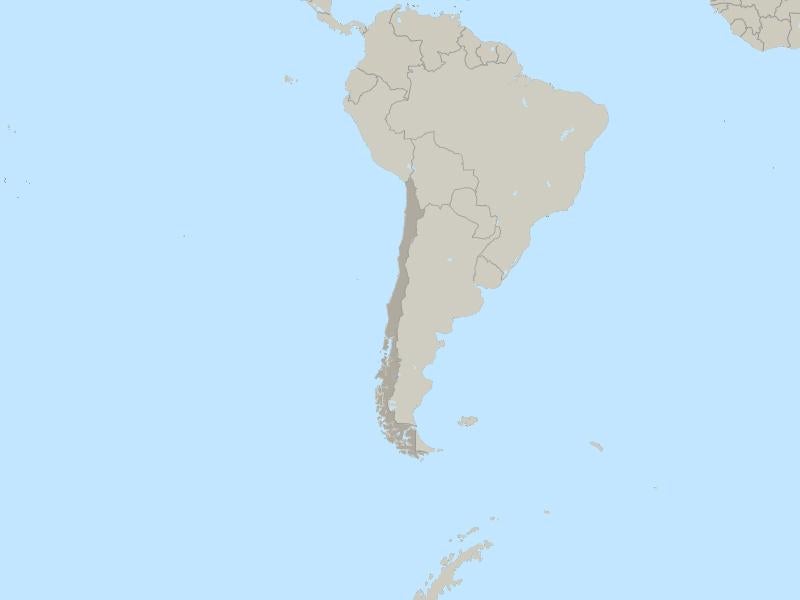 Chile country page map
