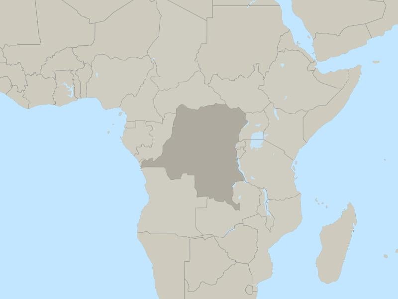 Democratic Republic of Congo country page map