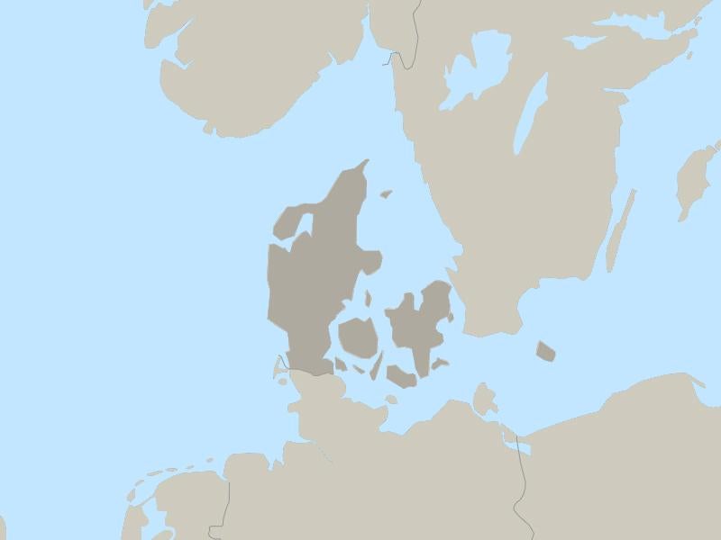 Denmark country page map