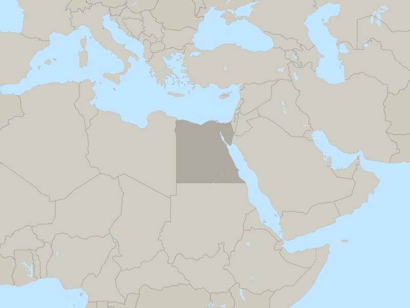 Egypt country page map