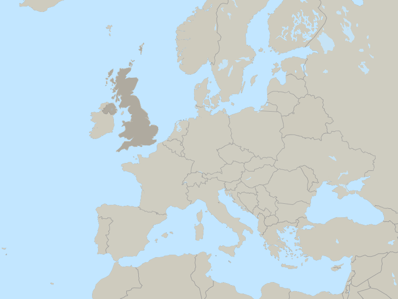 map of United Kingdom 