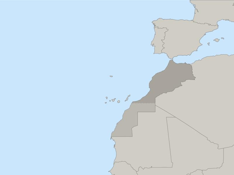 Morocco/Western Sahara map