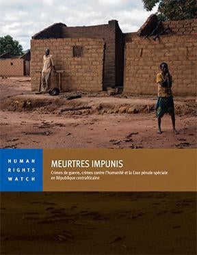 Cover image of the Central African Republic report in French 