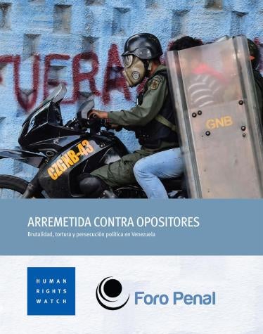 Cover of the Venezuela report in Spanish