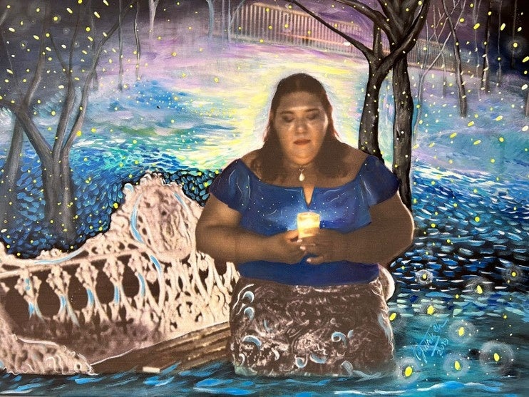  a portrait of Amira N., a transgender woman from Tabasco