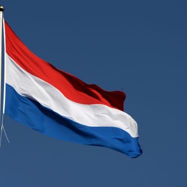 The Dutch flag flies at the parliament in The Hague, Netherlands, March 16, 2017.