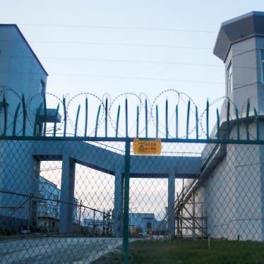 A perimeter fence around what is officially known as a” vocational skills education center” in Dabancheng in China's Xinjiang region, September 2018. 