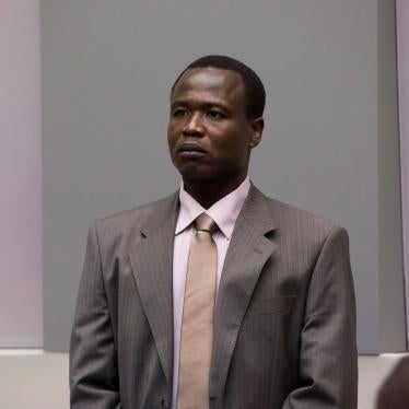 Dominic Ongwen at his confirmation of charges hearing in ICC courtroom I on 21 January 2016 © ICC-CPI.