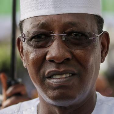 Former Chadian President Idriss Deby is pictured in a May 29, 2015 file photo.