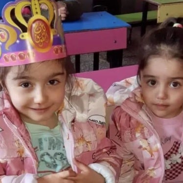 A Jordanian airstrike on January 18 on the town of Orman in the southern governorate of Sweida killed Dima, 5 (left) and Farah, 3, their parents Turki al-Halabi and Faten Abu Shahin, and three other relatives.