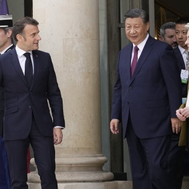 Xi Jinping leaving a meeting