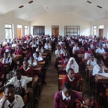 More than 120 Form II students prepare to sit their mock exams in a secondary school in Mwanza, northwestern Tanzania.