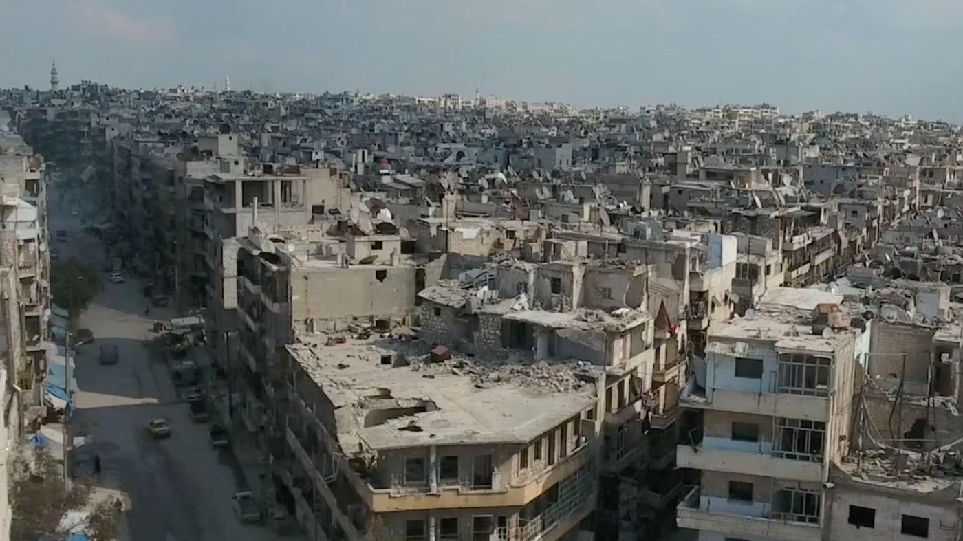 Destruction in Syria. 