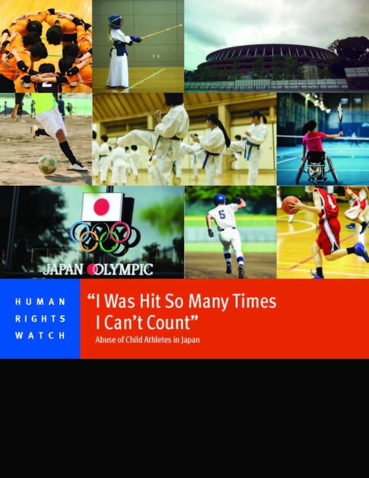 Japan sports report cover