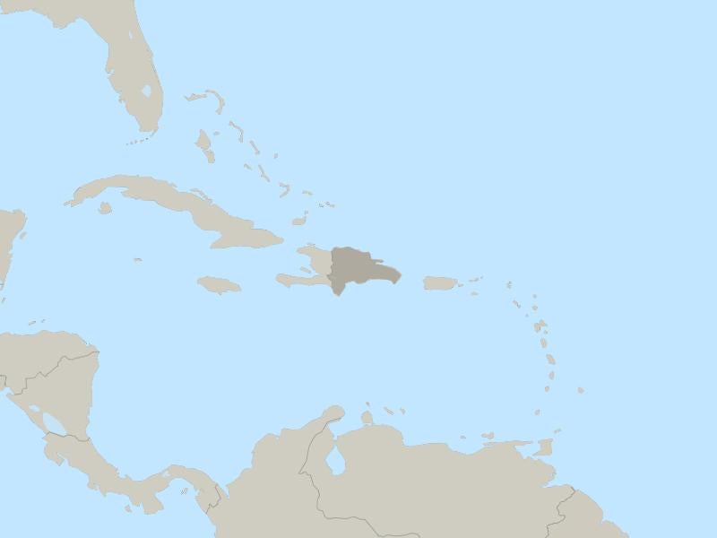 Dominican Republic country page map
