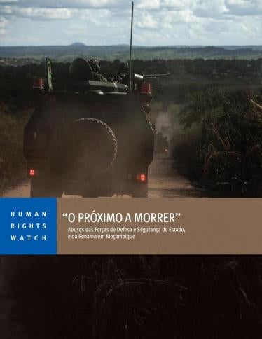 Cover of the Jan. 2018 Mozambique report in Portuguese.