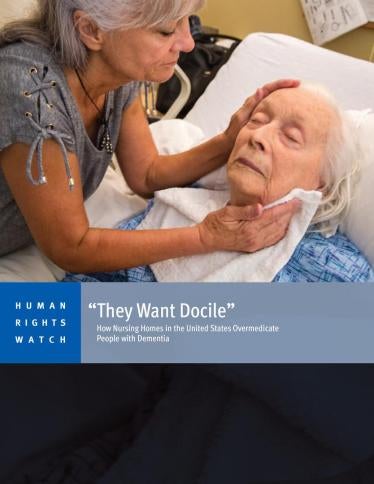 Cover of the US nursing homes report
