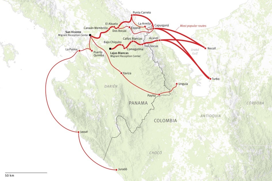 202311americas_colombia_panama_dariengap_routes_map