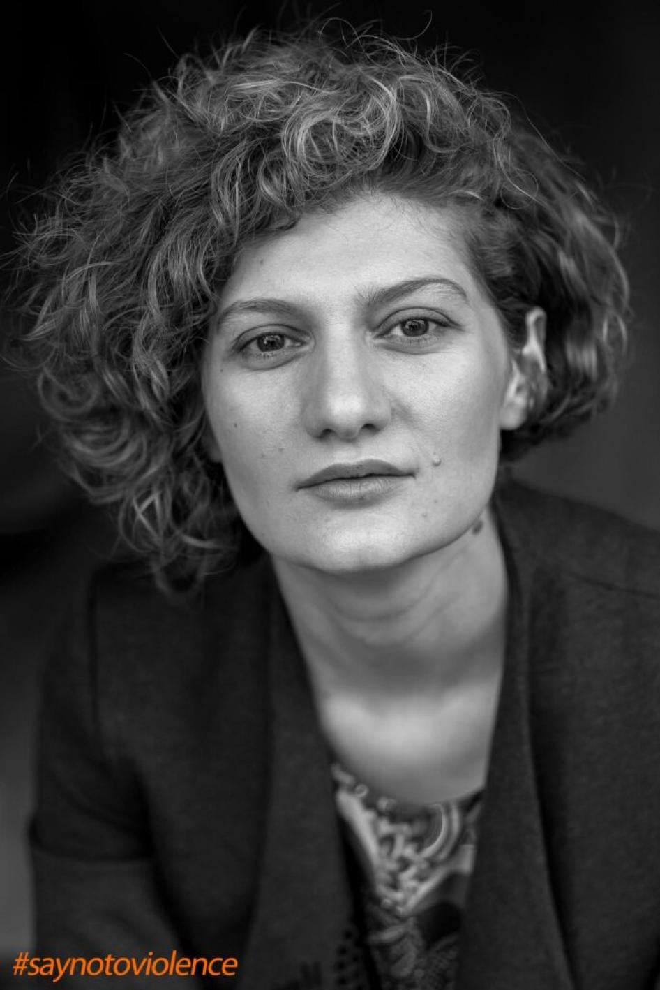 Baia Pataraia, avocate spécialiste des droits de l’homme et activiste, Tbilissi, Géorgie.
