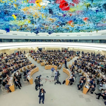 Delegates sit at the opening of the 41th session of the Human Rights Council, at the European headquarters of the United Nations in Geneva, Switzerland, June 24, 2019.