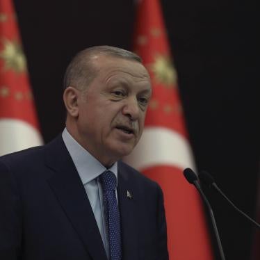 Turkey’s President Recep Tayyip Erdoğan speaks during a news conference in Ankara, Turkey, March 18, 2020