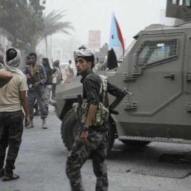 Southern Transitional Council forces backed by the United Arab Emirates prepare to storm the presidential palace in the southern port city of Aden, Yemen on August 9, 2019.