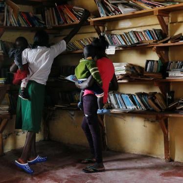 Young mothers at secondary school in Kenya