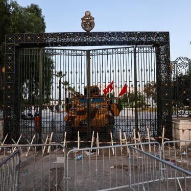 Tunisia’s shuttered parliament. President Saeid suspended the body on July 25 as part of his seizure of extraordinary powers. July 26, 2021, Bardo, Tunis, Tunisia.