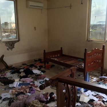 Looted room in a house attacked by government forces in the Munuki neighborhood of Juba, South Sudan on July 10, 2016. 