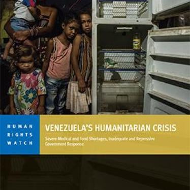 Cover of the Venezuela report