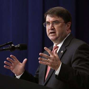 US Veterans Affairs Secretary Robert Wilkie delivers remarks during a conference with federal, state and local veterans leaders in the Eisenhower Executive Office Building, November 15, 2018 in Washington, DC..
